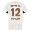 Officiële Voetbalshirt Bayer 04 Leverkusen Edmond Tapsoba 12 Uit 2024-25 - Heren